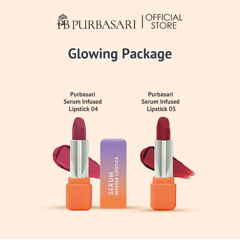 Purbasari Serum Infused Lipstick Ombre Package