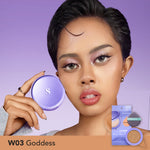 SOMETHINC [2 PCS] Refill CoverBlur Pro Filter Breathable Cushion SPF 40 PA++++ & Ceraplump Tinted Lip Balm SPF25 PA++++