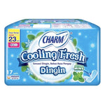 Charm Cooling Fresh Pembalut Wanita Non Wing Natural Mint 23 cm 17 pcs