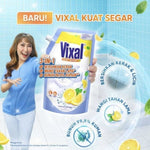 Vixal Kuat Segar Pembersih Kamar Mandi Lemon Refill 600 ml