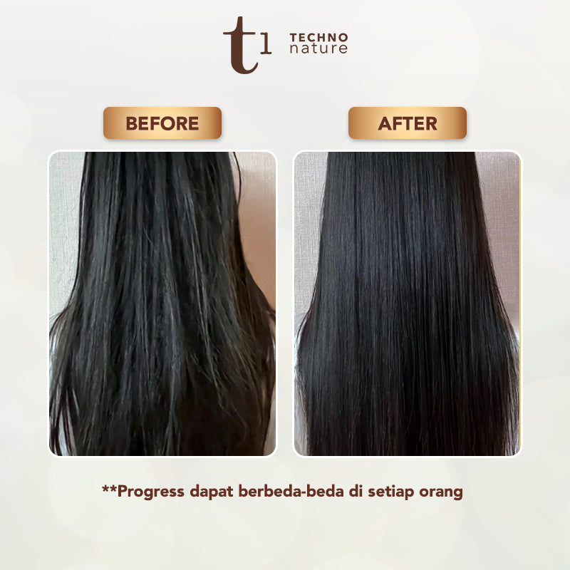 Makarizo T1 Techno Nature Protein Cream 50mL - Moisturizer / Vitamin Rambut