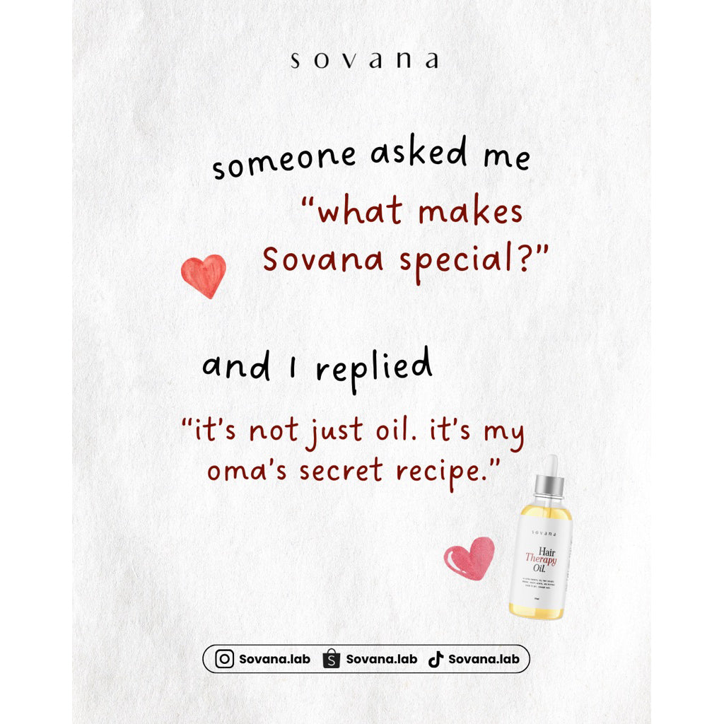 Hair Therapy Oil - SOVANA | Hair Oil Resep Turun Temurun Oma
