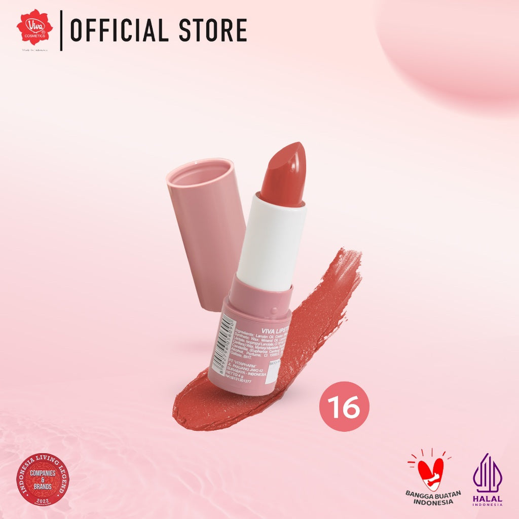 Viva Lipstick with Squalane & Mineral Oil (No. 01 - 20)