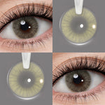 [-1.00~-6.00] Softlens Minus 14.2mm Brown Gray Green No Ring Softlens Natural 1 Years Use