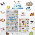 Vio Acne Shield Patch Jerawat 24 Pcs Dengan Tea Tree Oil Dan Salicylic Acid