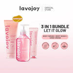 [BODY CARE SET] Lavojoy 3in1 Bundle Body Wash + Body Serum + Hand Cream | Mencerahkan l Melembabkan l Menenangkan | Memperbaiki Tekstur Kulit