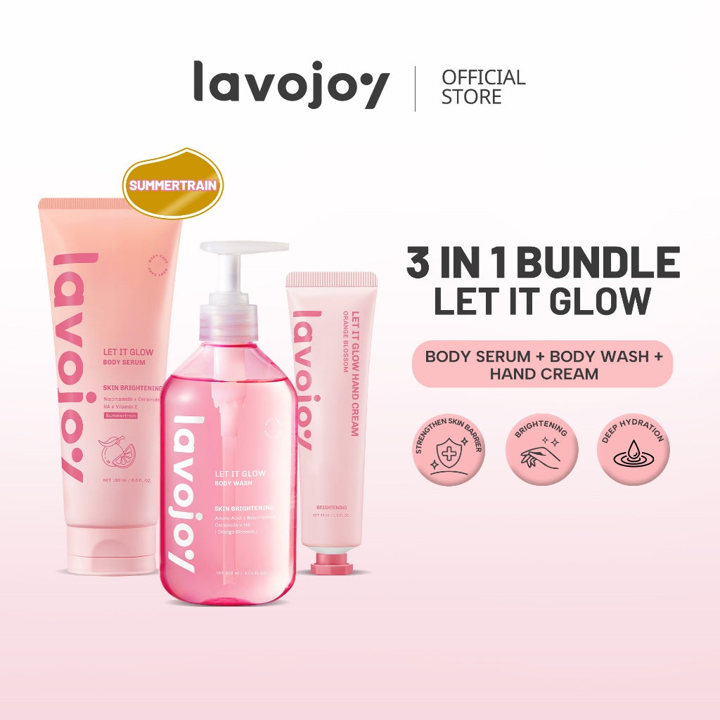 [BODY CARE SET] Lavojoy 3in1 Bundle Body Wash + Body Serum + Hand Cream | Mencerahkan l Melembabkan l Menenangkan | Memperbaiki Tekstur Kulit