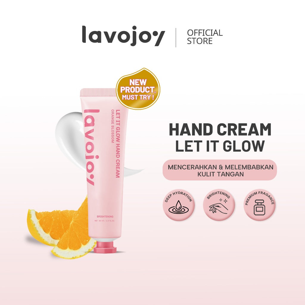 Lavojoy Hand Cream Series 30ml | Krim Untuk Mencerahkan Dan Melembabkan Kulit Tangan | Niacinamide Dan Shea Butter | Hand Cream Tangan Kering | Krim Tangan