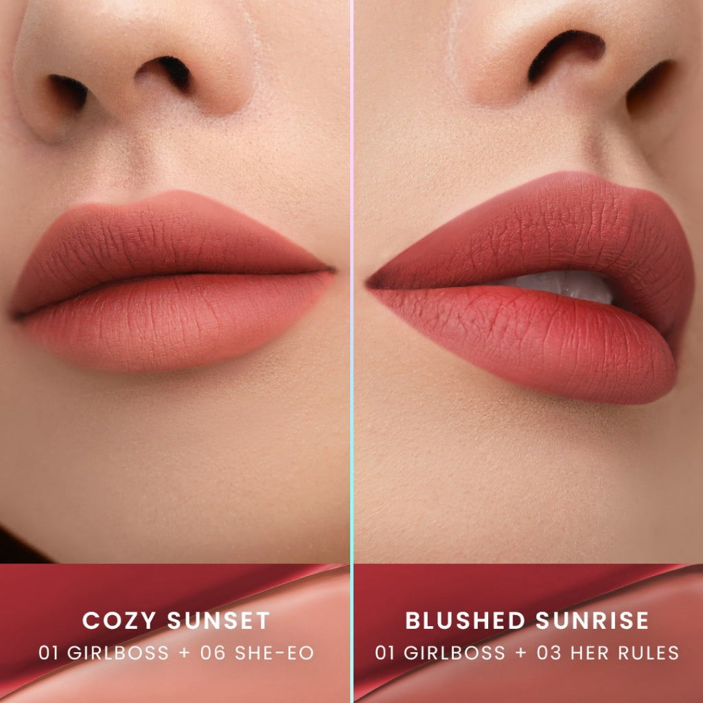 Hanasui Next Level Liplast Cream - Liplast Cream Tahan Lama Pigmented Matte Finish Maximum Coverage Ringan