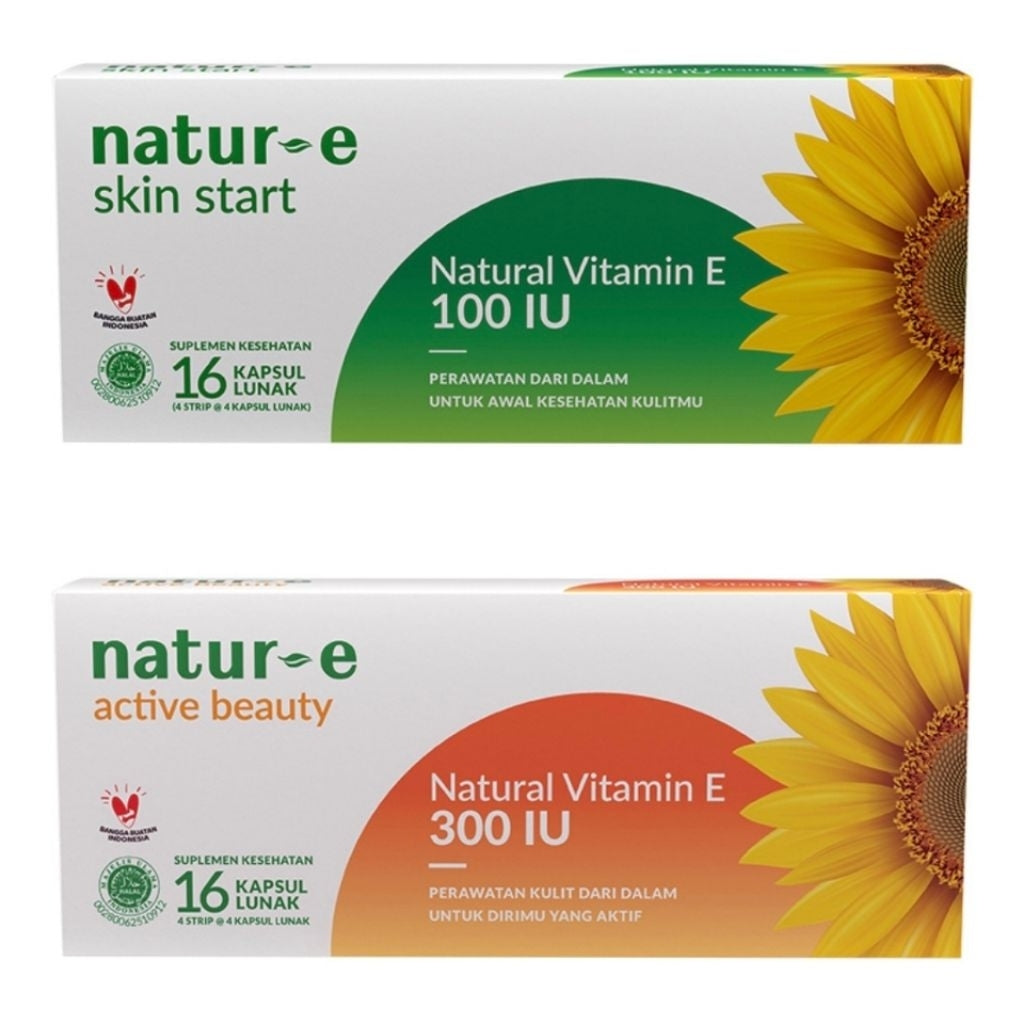 Natur-E Skin Start Natural Suplemen Kecantikan Vitamin E 16 Kapsul
