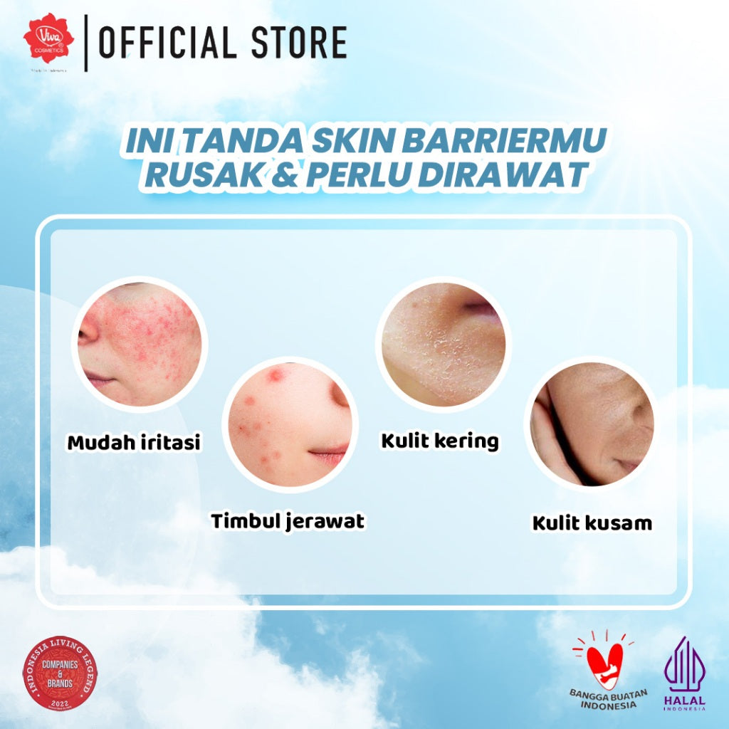 [PROMO] Paket Skin Barrier Set Healthy & Glowing Skin with NIACINAMIDE & Glutathione
