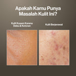 Twin Pack Kahf Face Wash Brightening and Dark Spot Scrub 100 ml - 2 pcs Sabun Cuci Muka Pria Anti Noda Hitam Bekas Jerawat - Suitable for Daily Use