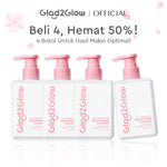 [Hemat 4PCS]Glad2Glow Facial Cleanser Series-Low PH Gel Centella Mencerahkan Pencerah Wajah Anti Jerawat Penuaan Hilangkan Flek & Tenangkan face wash Pembersih Wajah Membersihkan kotoran dan minyak Menjaga pelindung kulit Mengobati g2glow official store
