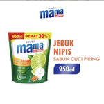 Mama Lemon Sabun Cuci Piring Jeruk Nipis Refill 430ml/680ml/950ml