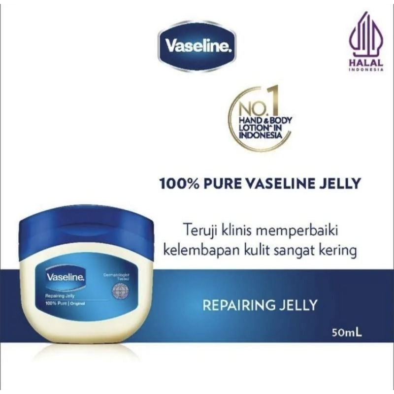 Vaseline Repairing Jeli Petroleum Original 50 ml