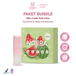 Noera Paket Collagen Drink Improved Formula & New Vita Lip serum | Minuman Kolagen Glutathione Pencerah | Premium Collagen Drink | Colagen Beauty Drink | Beauty Booster