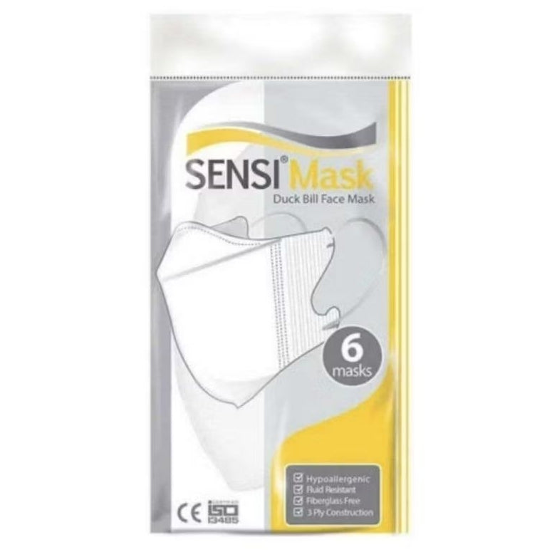 Masker Sensi Dewasa Duckbill 3 Ply 6 pcs