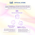 [Twinpack lebih hemat] Safi Age Defy 3X Advanced Retinoid - Youthful Renewal Ampoule 20ml - Serum Wajah untuk Kulit Glowing | Better Than Retinol