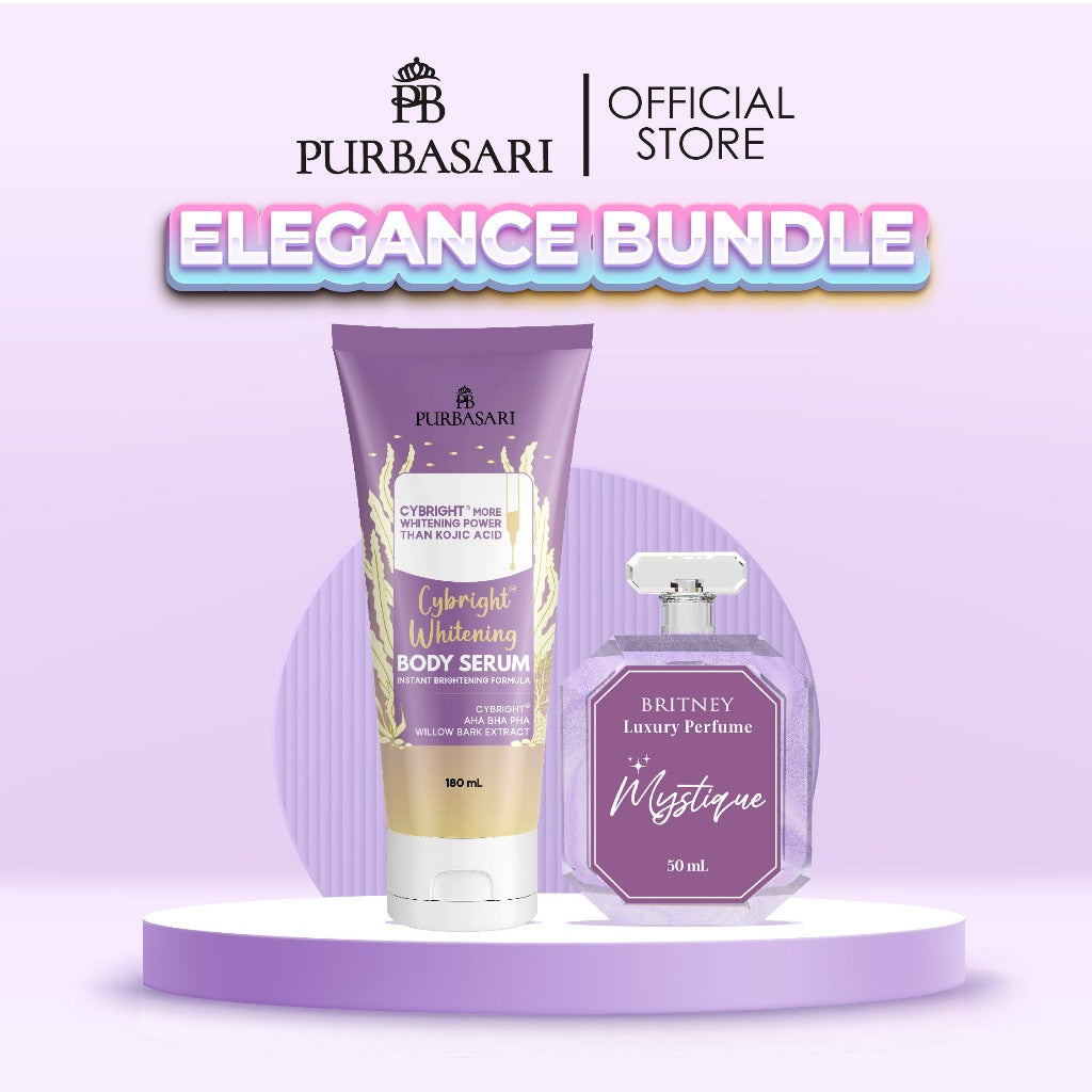 [Elegance Bundle] Purbasari Body Serum Cybright + Britney Luxury Parfume