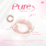 PINK RABBIT Softlens Pure Brown - Normal, Minus 0.5 S/D 10.00 (1PCS/Sebelah) / Soflen / Soflens / Soflent / Softlen  / Soft Lens / Softlense / Softlens Coklat / Softlens Murah / Lensa Mata / Lensa Kontak