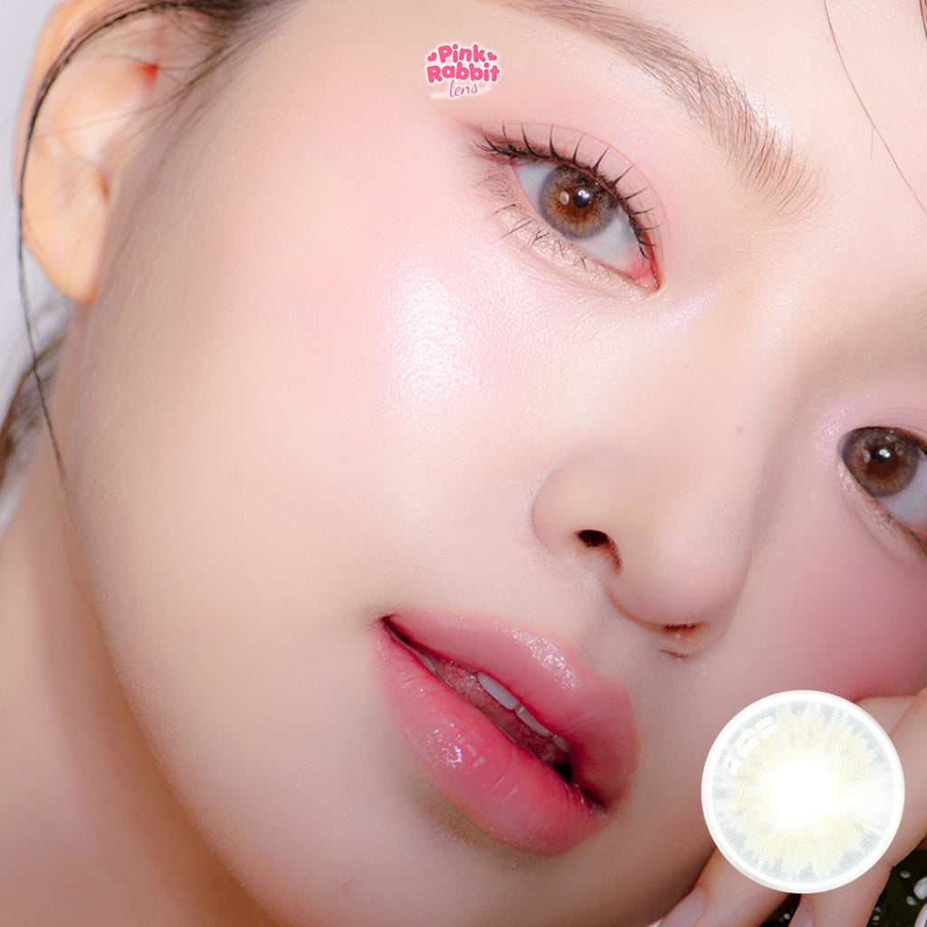 PINKRABBIT SOFTLENS AERA GREY - Normal, Minus 0.5 S/D 10.00 (1PCS/Sebelah) / Softlens / Soft Lens / Lensa Kontak / Soflen / Softlens normal minus / Lensa mata / Softlense #softlensnyaman #softlensnyamanbikincantik