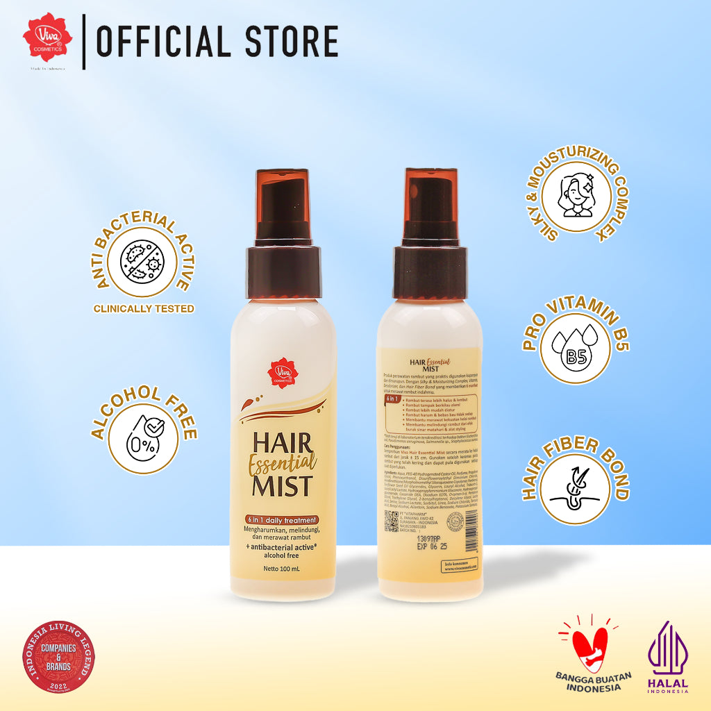 Viva Hair Essential Mist - 100 ml (with Pro Vit B5, Silky & Moisturizing Complex)