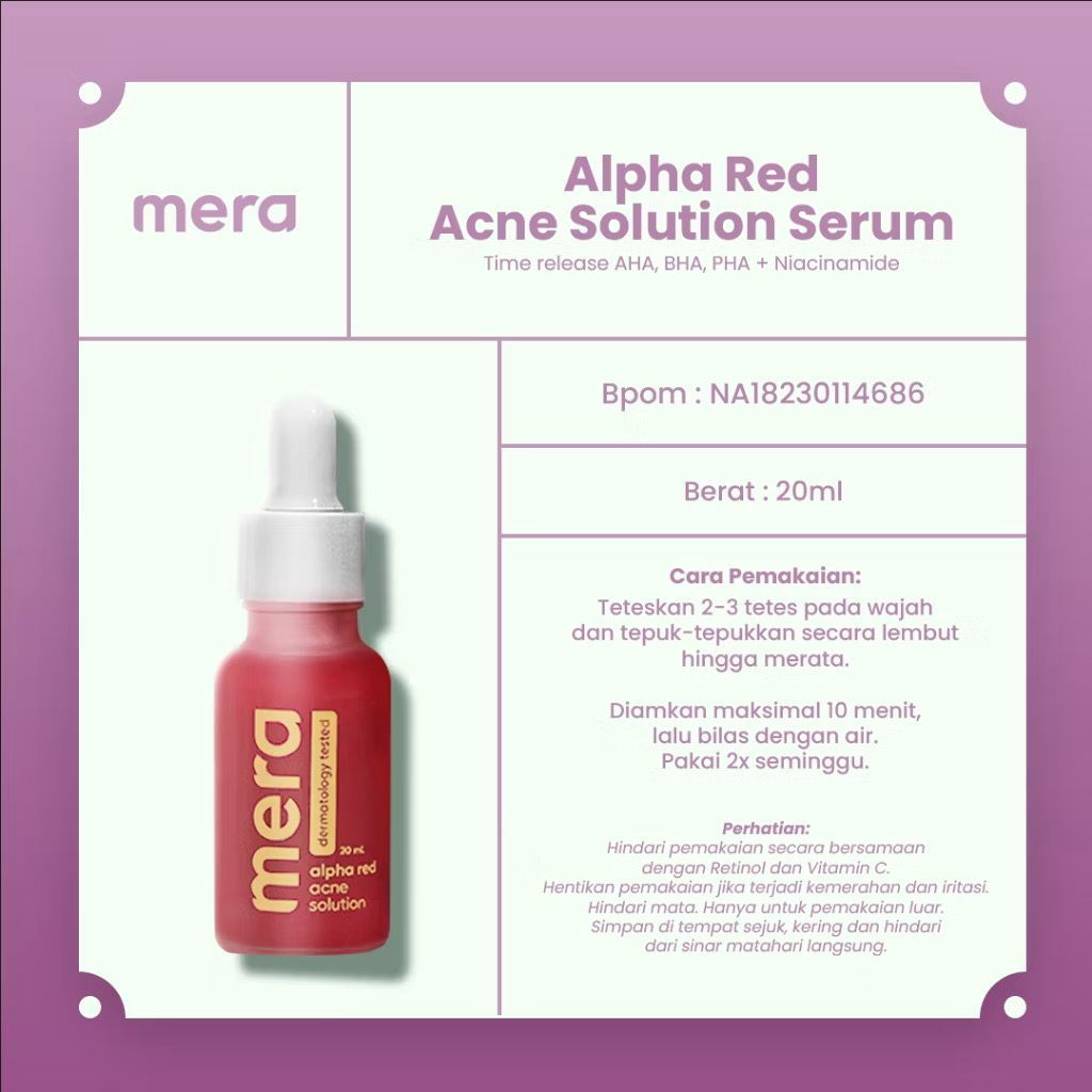 [MERA REPUBLIC] Serum Essence Wajah - Youthrenew Retinol Elixir Serum / Niacinamide Gold Glow / Acne Solution Serum