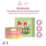 Noera Bundling Collagen Drink Improved Formula & Whitening Booster Night Vitamin Lotion