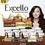Pewarna Rambut Excello Cat Rambut 2 x 20 ml