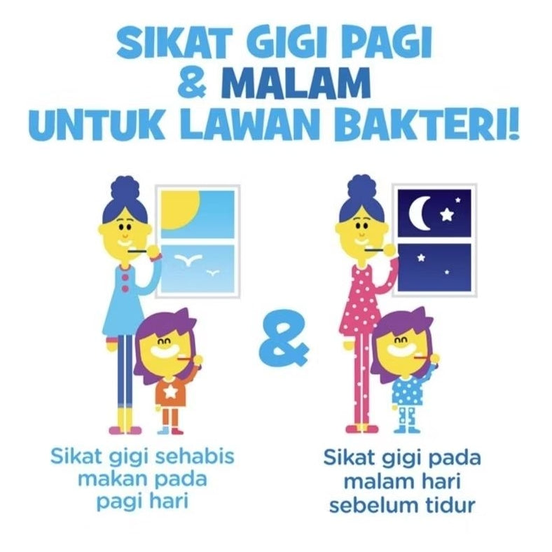 Pepsodent Kids Paket Sikat Gigi + Pasta Gigi Anak Stroberi 45 g