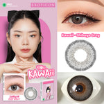 Exoticon Softlens Kawaii Series Harajuku Brown | Asakusa Blue | Shinjuku Light Grey | Shibuya Grey