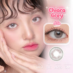 PINK RABBIT Softlens Super Comfy Chiara Grey - Normal, Minus 0.5 S/D 10.00 (1PCS/Sebelah) / Soflen / Soflens / Soflent / Softlen  / Soft Lens / Softlense / Softlens Abu / Softlens Murah / Lensa Mata / Lensa Kontak