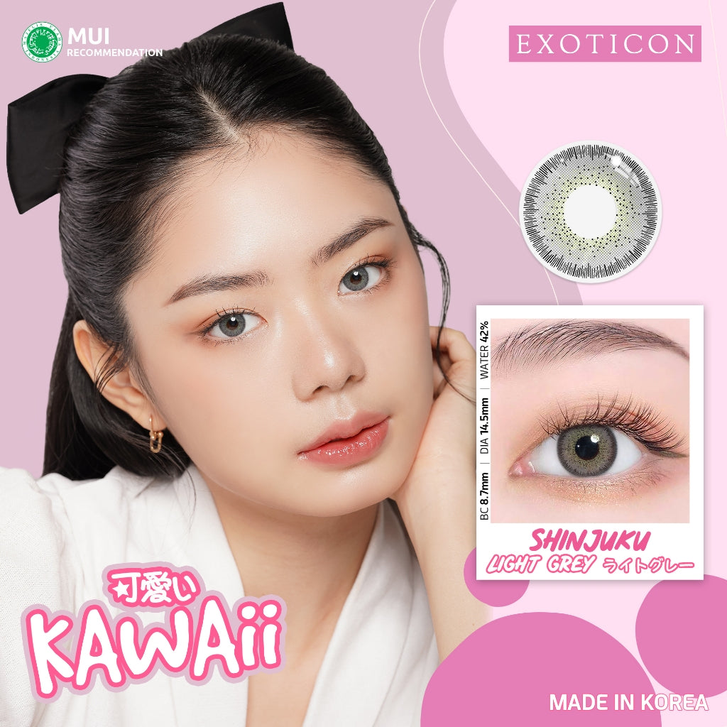 Exoticon Softlens Grey Series (Plano Only) Soflens Normal