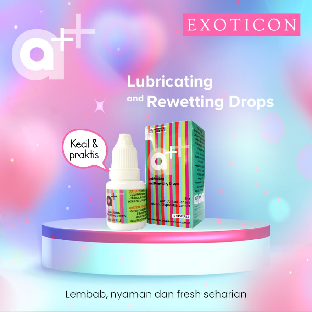 Exoticon Solution - Cairan Pembersih Softlens ukuran 60 ml, 100 ml, 150 ml | Tetes Mata A+ 10ml