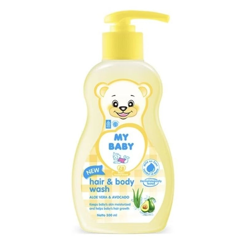 My Baby Sampo & Sabun Mandi Aloe Vera & Avocado Pump 300 ml