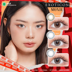 Exoticon Softlens - Moxie - Mahogany | Dove | Jade | Softlen Made in Korea | Soflen No Ring