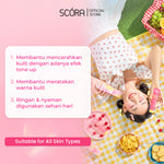 [Hero] SCORA Sheer Glow Tone Up Cream 30 Gr Tone Up Viral Mencerahkan Secara Natural