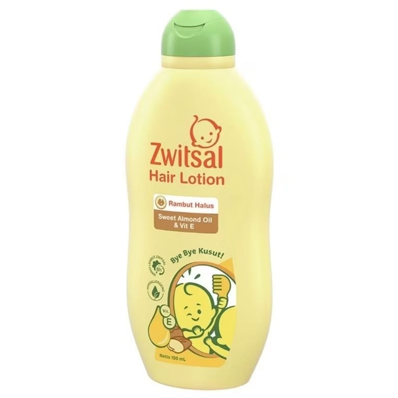 Zwitsal Natural Lotion Rambut Bayi Minyak Almond & Vitamin E 100 ml