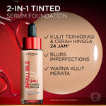 [BARU] L'OREAL PARIS INFALLIBLE 24H TINTED SERUM FOUNDATION LIGHTWEIGHT BREATHABLE RINGAN TAHAN HINGGA 24 JAM