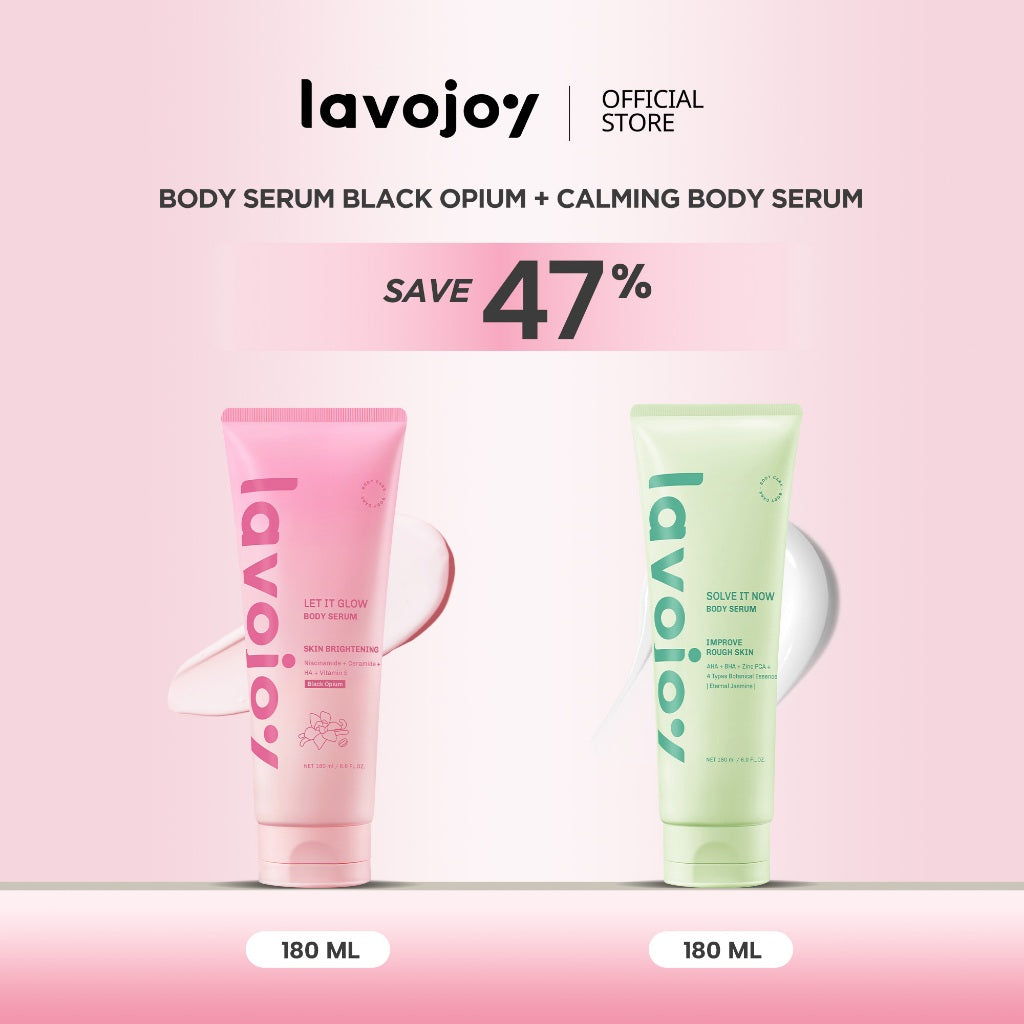 [BODY SERUM TWINPACK] Lavojoy Let It Glow Body Serum Skin Brightening Upgraded Version | Body Lotion Untuk Mencerahkan Dan Melembabkan Kulit Dengan Niacinamide + Ceramide + Vitamin E