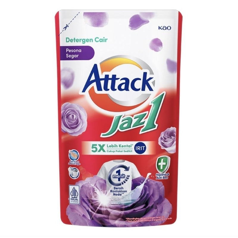 Attack Jaz1 Deterjen Cair Semerbak Cinta 700 g