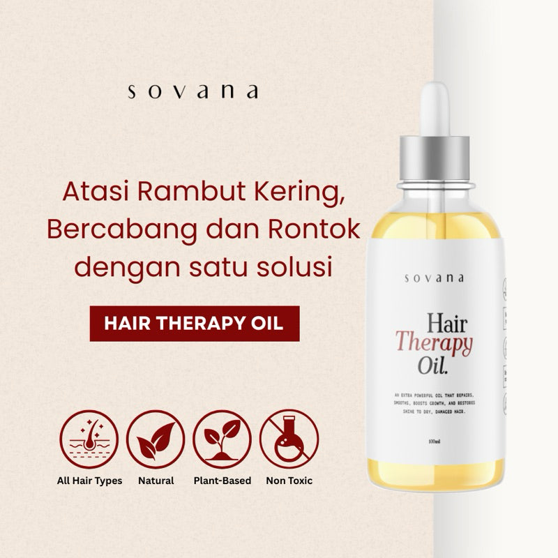 Hair Therapy Oil - SOVANA | Hair Oil Resep Turun Temurun Oma