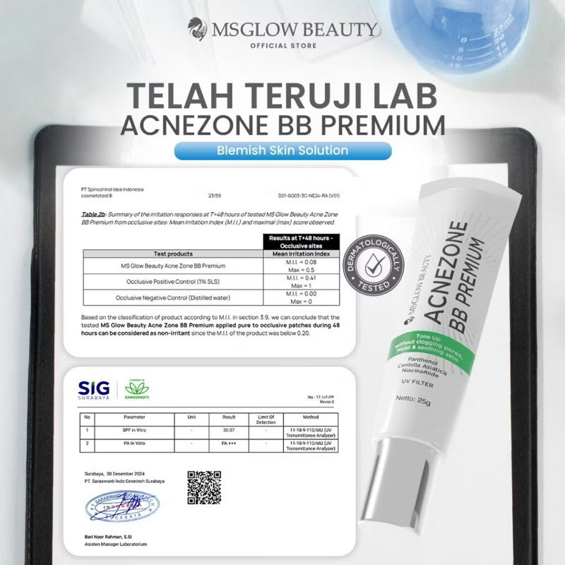 MS GLOW ACNE ZONE BB PREMIUM