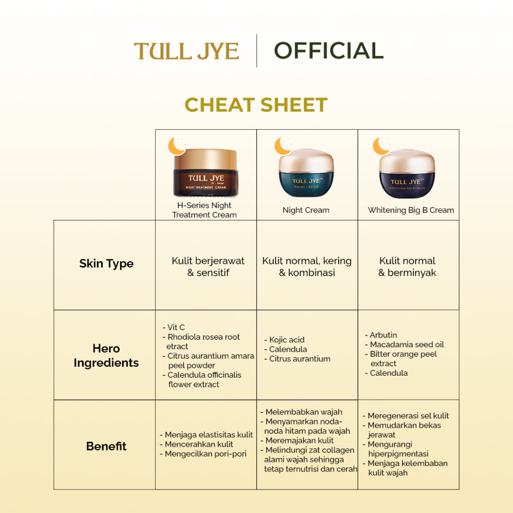Tull Jye H Series Night Treatment Cream