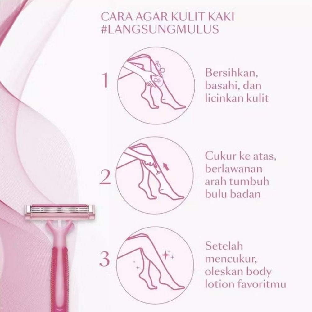 Gillette Simply Gilete Venus Wanita Basic 2 pcs