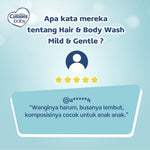 Cussons Baby Mild & Gentle Sabun Mandi & Sampo Bayi Vanila Refill 375 ml