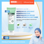 Cleora Brightening Acne Care Set Special 4in1 - Paket Skincare Wanita Pria Sabun Cuci Muka, Serum Eksfoliasi, Moisturizer Gel, Obat Totol Jerawat dan Bekasnya, Mencerahkan Wajah & Perbaiki Skin Barrier