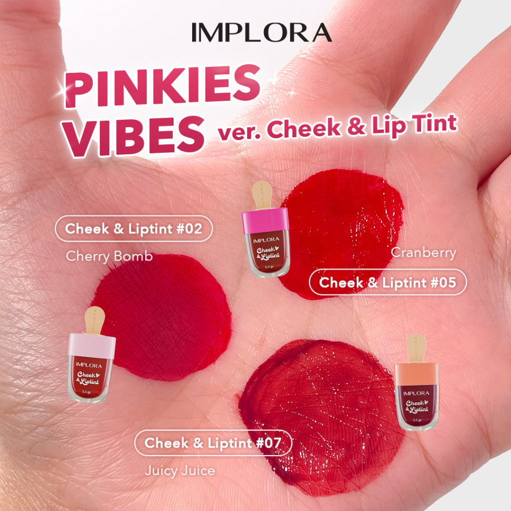 [55K FOR 3 pcs] Implora Cheek and Lip Tint Gloss Ombre