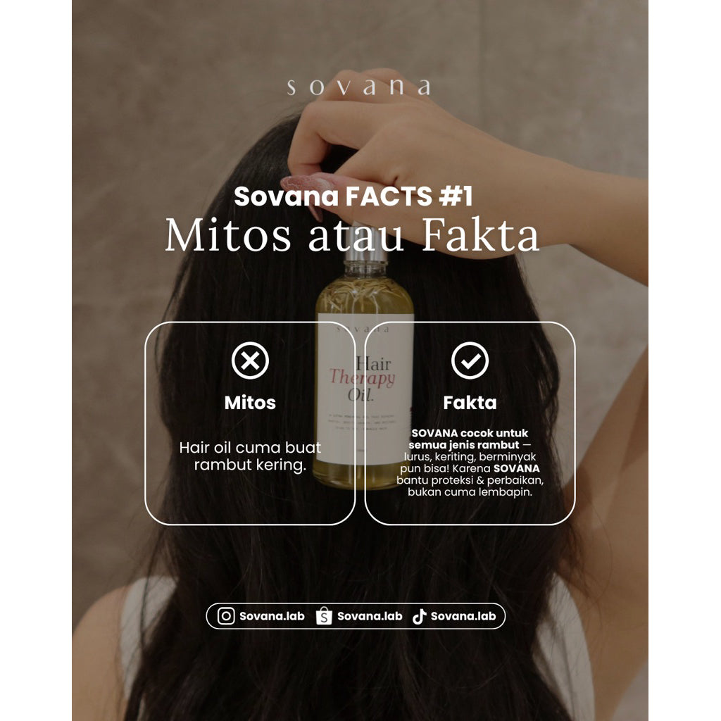 Hair Therapy Oil - SOVANA | Hair Oil Resep Turun Temurun Oma
