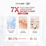 NEWLAB Paket 2 Box  Brightlogy C-Gluta 360 Boost | Minuman Glutathione untuk Pemutih Badan | Glutathione Kapsul | Glutathione Whitening 100gr